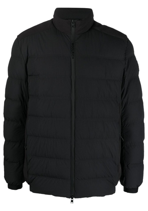 Woolrich logo-patch padded jacket - Black