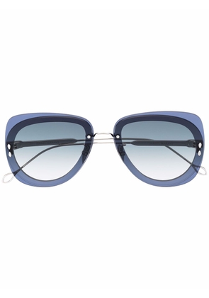 Isabel Marant Eyewear square tinted sunglasses - Silver