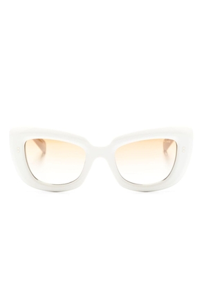 Cutler & Gross 9797 cat-eye sunglasses - White