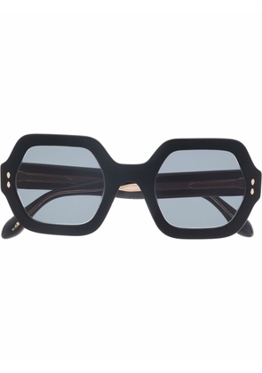 Isabel Marant Eyewear hexagonal-frame sunglasses - Black