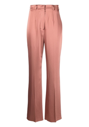 Nanushka satin straight-leg trousers - Pink