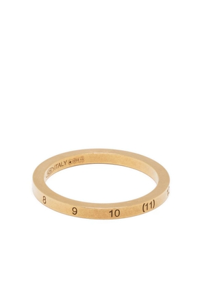 Maison Margiela Numerical semi-polished ring - Gold