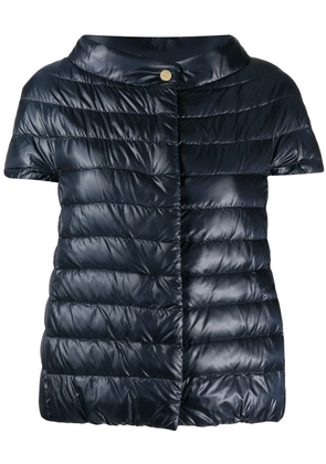Herno Great short-sleeved down jacket - Blue