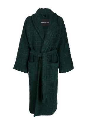 Kvadrat x Raf embossed-logo bathrobe - Green
