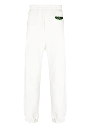 OAMC logo-patch jersey track pant - White
