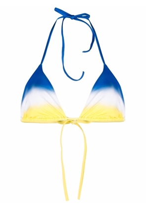 DSQUARED2 gradient triangle bikini top - Blue