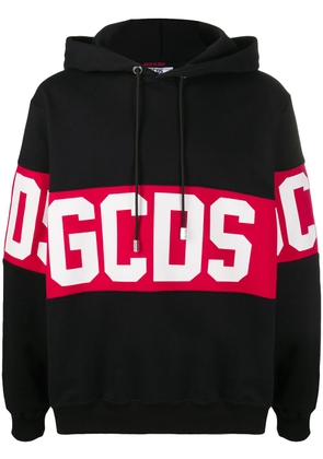 Gcds logo print hoodie - Black