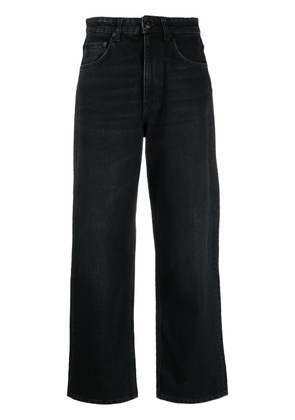 Filippa K Kay Black-Wash high-waisted jeans