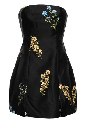 Sachin & Babi Alanna floral-print minidress - Black