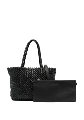 DRAGON DIFFUSION woven leather tote bag - Black