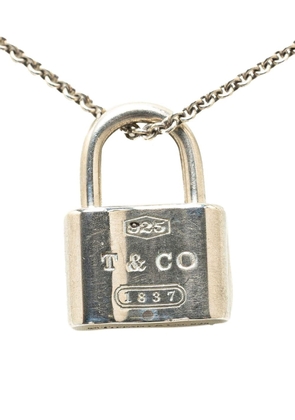 Tiffany & Co. Pre-Owned 20th Century Sterling Silver 1837 Lock Pendant necklace