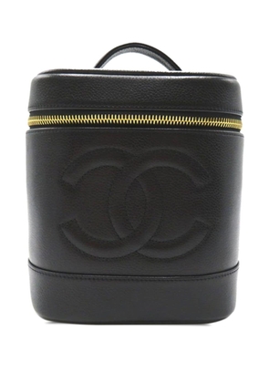 CHANEL Pre-Owned 1996-1997 CC Caviar Case vanity bag - Black