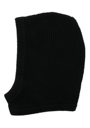 Rick Owens chunky-knit balaclava - Black