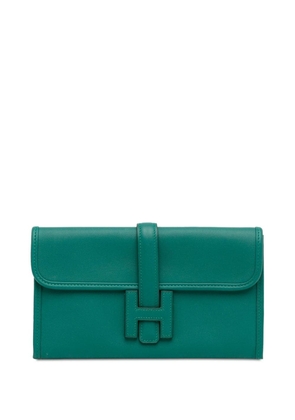 Hermès Pre-Owned 2017 Swift Jige Duo clutch bag - Green