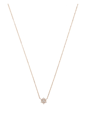 Djula 18kt rose gold Sun diamond necklace - Pink