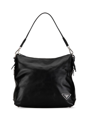 Prada Pre-Owned 2010-2023 Soft Calf Side Zip Hobo shoulder bag - Black