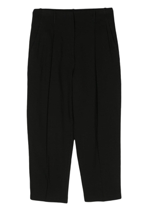 Tela straight-leg canvas trousers - Black