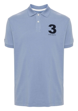 Hackett short-sleeve cotton polo shirt - Blue