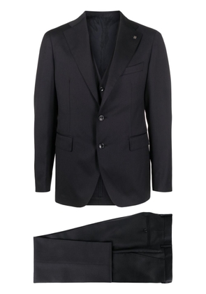 Tagliatore single-breasted three-piece suit - Blue