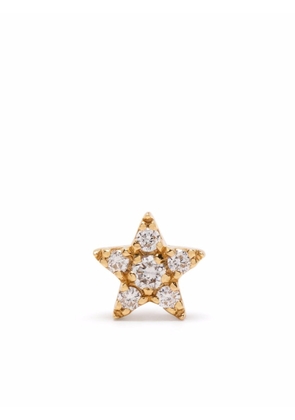 Djula 18kt yellow gold Star diamond earring