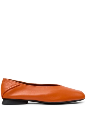 Camper Casi Myra leather ballerina shoes - Orange