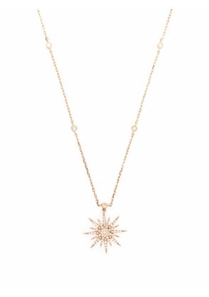 Djula 18kt rose gold Soleil diamond necklace - Pink