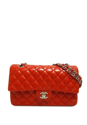 CHANEL Pre-Owned 2011 Medium Classic Lambskin Double Flap shoulder bag - Red