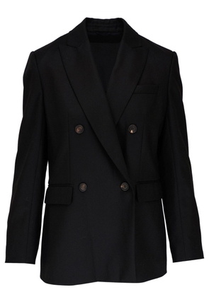 Brunello Cucinelli wool-cashmere blazer - Black