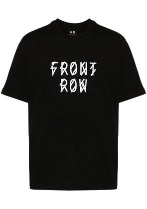 44 LABEL GROUP Front Row cotton T-shirt - Black