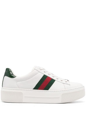 Gucci Ace leather sneakers - White
