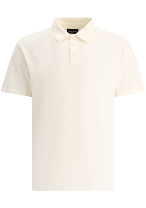 Roberto Collina short-sleeve cotton polo shirt - White