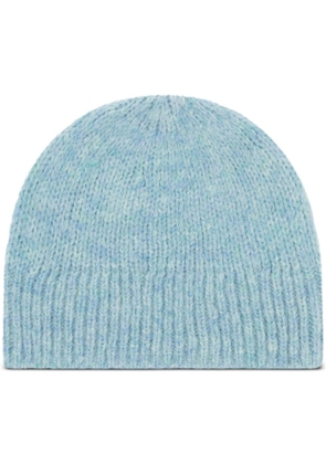 DRIES VAN NOTEN knitted wool beanie - Blue