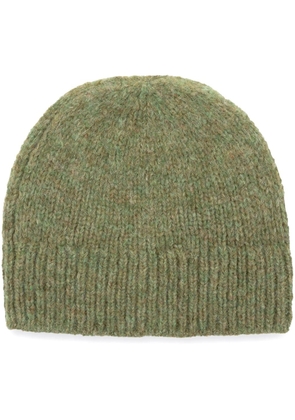 DRIES VAN NOTEN knitted wool beanie - Green