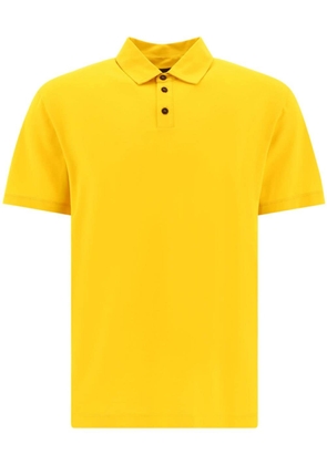 Roberto Collina short-sleeve cotton polo shirt - Yellow