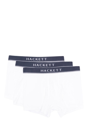 Hackett logo-waistband cotton briefs (pack of three) - White