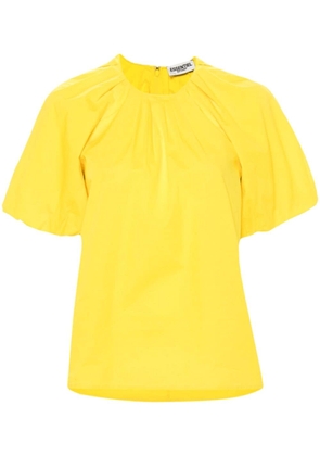 Essentiel Antwerp puff-sleeve cotton blouse - Yellow