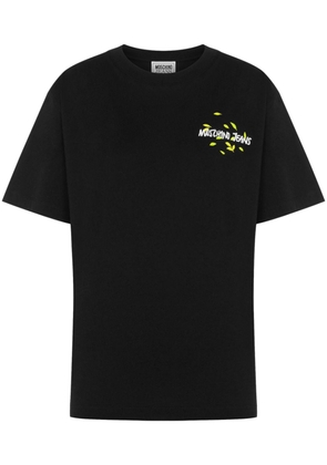 MOSCHINO JEANS cotton logo T-shirt - Black