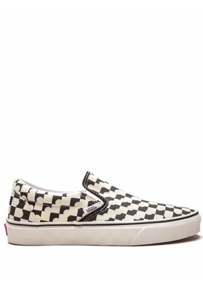 Vans slip-on 'UV Ink Checkerboard' sneakers - White