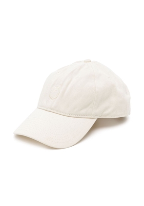 A BATHING APE® logo-embroidered cotton baseball cap - Neutrals