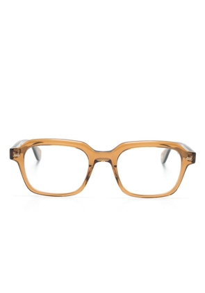 Garrett Leight OG Freddy P rectangle-frame glasses - Neutrals