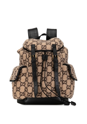 Gucci Pre-Owned 2000-2015 GG Wool backpack - Brown