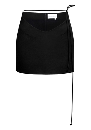 Aleksandre Akhalkatsishvili cut-out detailing mini skirt - Black