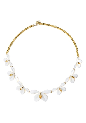 Shanghai Tang Ginger Flower chain necklace - Gold