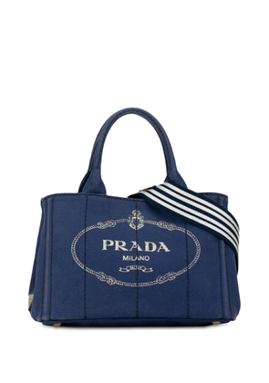 Prada Pre-Owned 2013-2023 Canapa Logo satchel - Blue