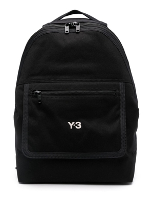 Y-3 CL logo-appliqué backpack - Black