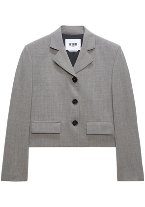MSGM cropped jacket - Grey
