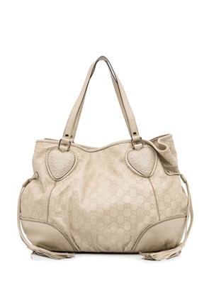 Gucci Pre-Owned 2000-2015 Guccissima Tribeca tote bag - White