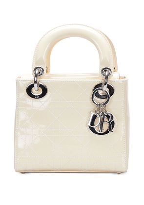 Christian Dior Pre-Owned 2004 mini Lady Dior two-way bag - White