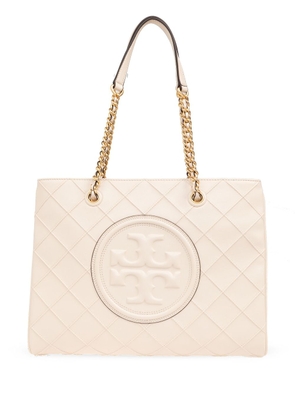 Tory Burch Fleming leather tote bag - Neutrals