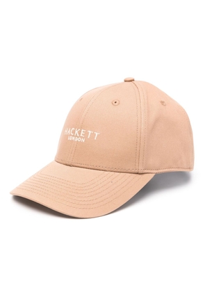 Hackett logo-embroidered cotton baseball cap - Brown